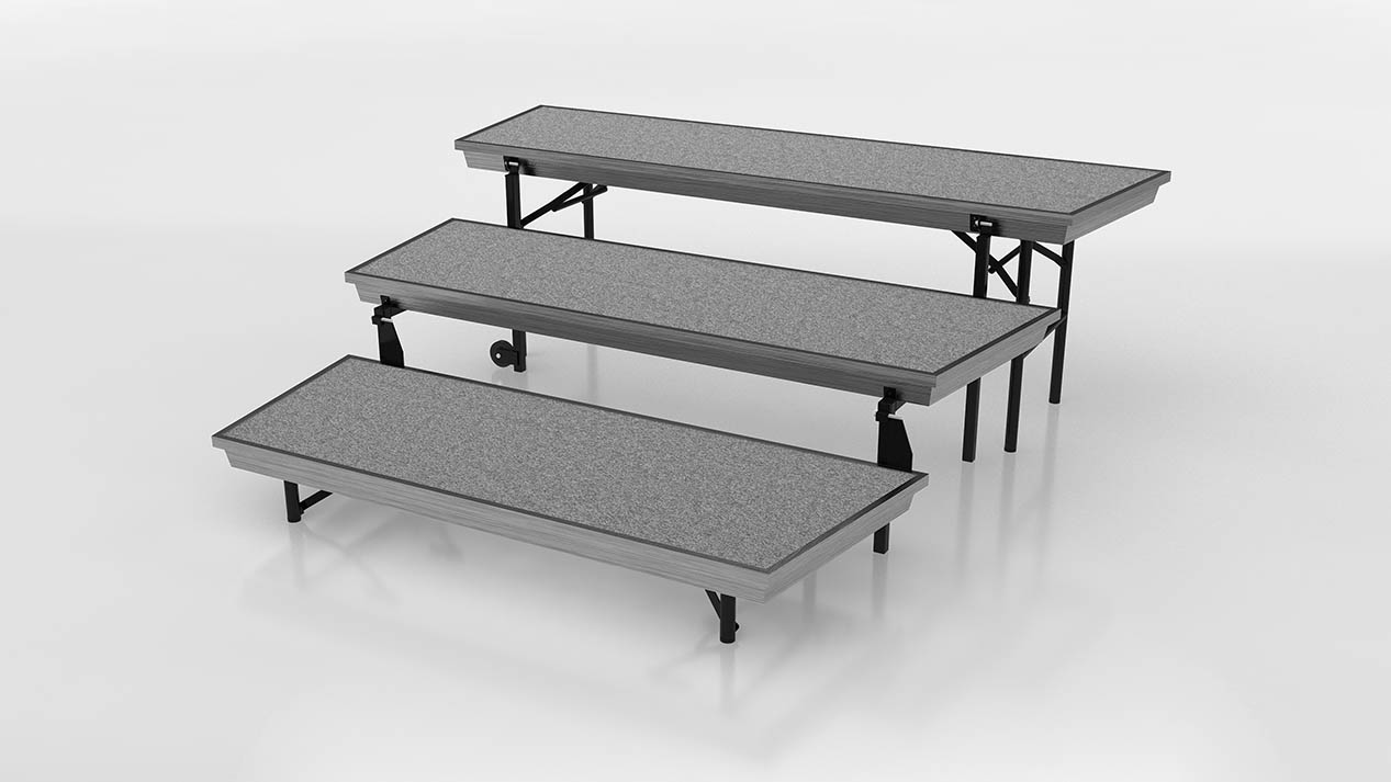 Single tapered choral riser